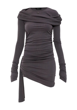 MISBHV draped ruched dress - Grey