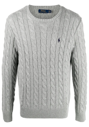 Polo Ralph Lauren cable knit knitted sweatshirt - Grey