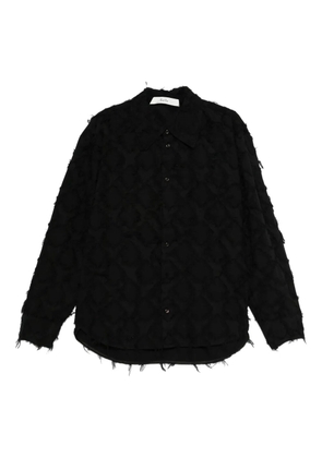 Séfr textured shirt - Black