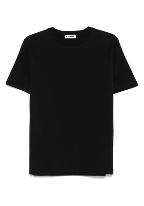 Jil Sander logo-patch T-shirt - Black