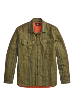 Ralph Lauren RRL striped chest-pocket shirt - Green