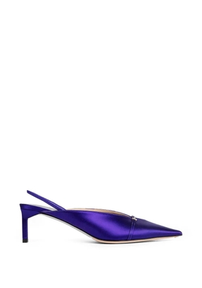 TOM FORD satin slingback pumps - Purple