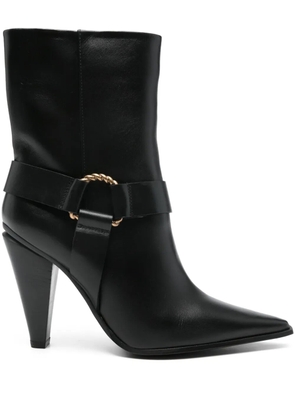 Roberto Festa leather ankle boots - Black