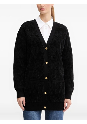 MARCIANO by GUESS monogram-pattern cardigan - Black