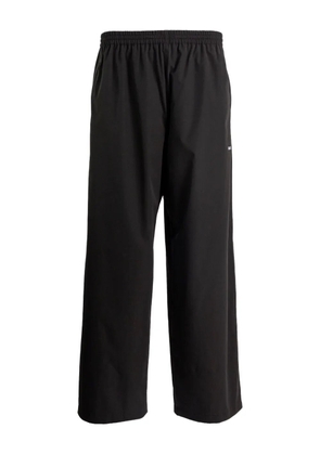 Balenciaga elasticated-waistband track pants - Black