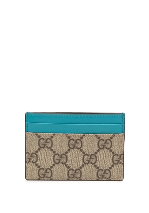Gucci Pre-Owned 2000-2015 GG Supreme card holder - Blue