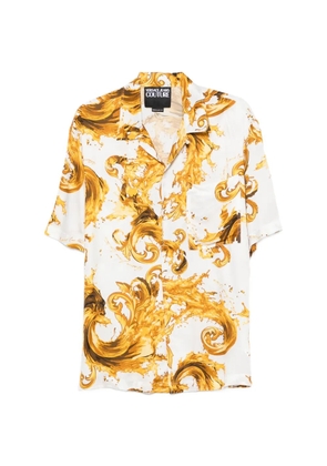 Versace Jeans Couture baroque-print pocket shirt - White