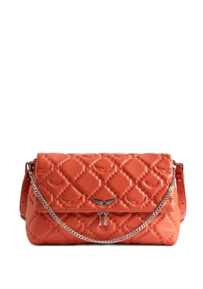Zadig&Voltaire quilted chain crossbody bag - Orange