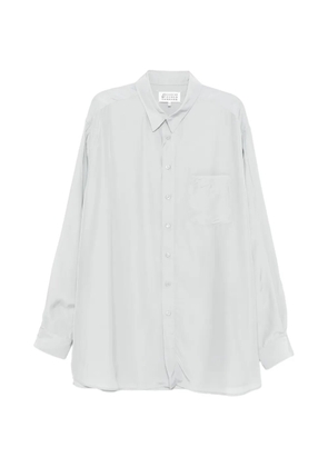 Maison Margiela long-sleeved shirt - Blue