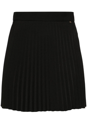 NISSA mid-rise pleated mini skirt - Black