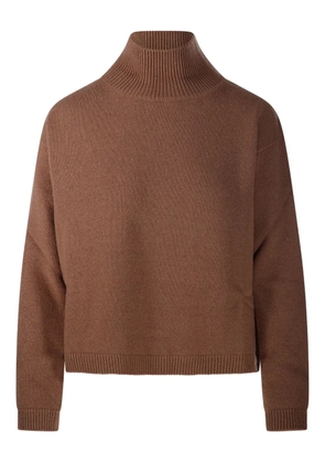 'S Max Mara funnel-neck sweater - Brown