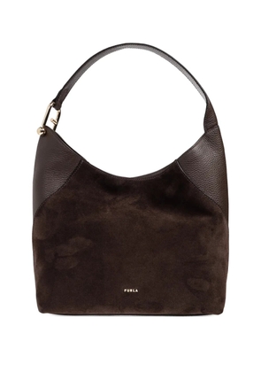 Furla medium Lara panelled tote bag - Brown