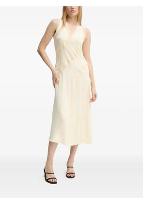 Day Birger Et Mikkelsen fringe-detail sleeveless midi dress - Yellow