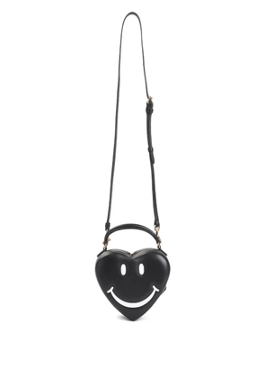 Moschino heart-shape shoulder bag - Black