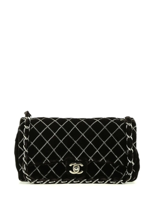 CHANEL Pre-Owned 2010s Timeless velvet shoulder bag - Brown