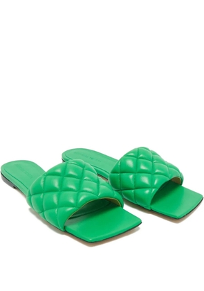 Bottega Veneta Pre-Owned Intrecciato leather mules - Green