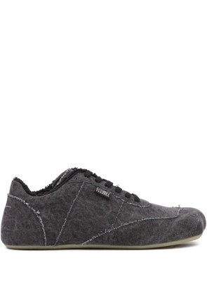 MM6 Maison Margiela frayed-trims sneakers - Grey