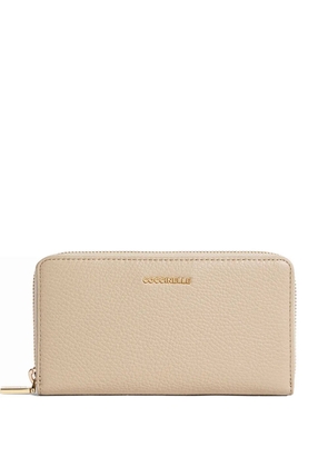 Coccinelle zip-up wallet - Neutrals