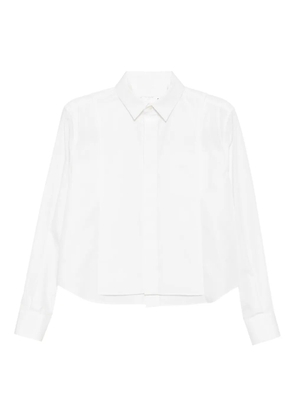 sacai cropped shirt - White