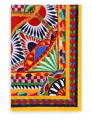 Dolce & Gabbana terry cotton beach towel - Yellow