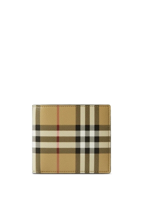 Burberry check-print wallet - Neutrals