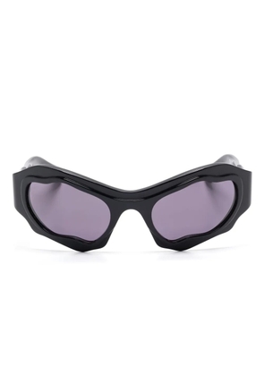 Kuboraum oversize-frame sunglasses - Black