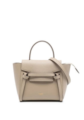 Celine Pre-Owned 2020 Pico Grained Calfskin Belt Bag satchel - Brown