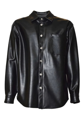 MSGM buttoned pocket-detail shirt - Black