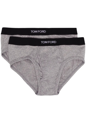 TOM FORD logo band brief two-set - Grey
