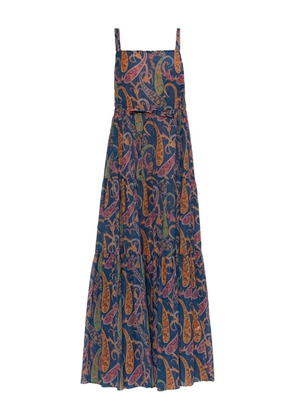 ETRO paisley-pattern maxi dress - Blue