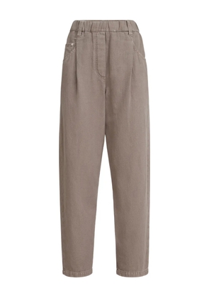 Brunello Cucinelli five-pocket trousers - Brown