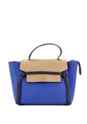 Celine Pre-Owned Tricolor Belt Bag Leather Mini satchel - Blue