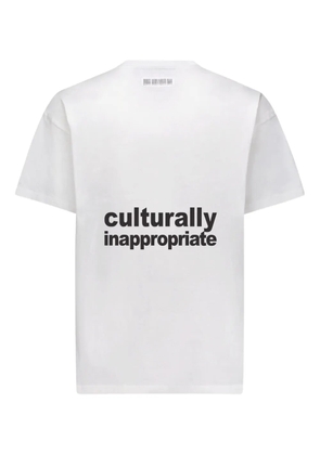 Mostly Heard Rarely Seen Culturally Inappropriate Girlscout T-shirt - White