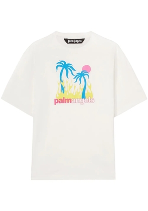 Palm Angels Burning Oasis t-shirt - White