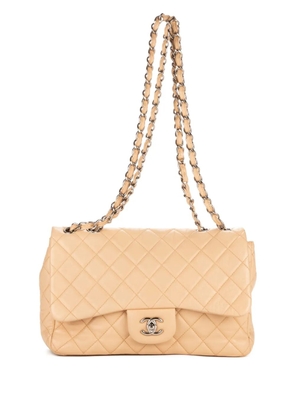 CHANEL Pre-Owned Timeless Flap Jumbo shoulder bag - Neutrals