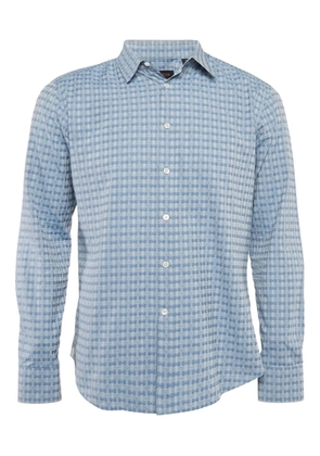 Louis Vuitton Pre-Owned checked shirt - Blue