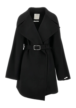 Sportmax belted coat - Black
