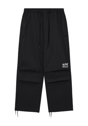 Alpha Industries layered drawstring trousers - Black
