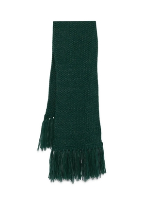 Ermanno Scervino ribbed fringed scarf - Green