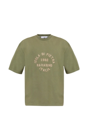 Stone Island logo-embroidered T-shirt - Green
