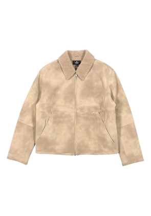 Represent shearling-collar jacket - Neutrals