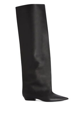 Jil Sander leather knee-high boots - Black
