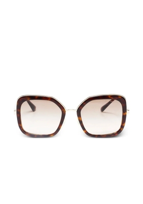 Prada Pre-Owned 2010-2020s square-frame sunglasses - Brown