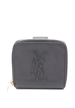 Saint Laurent Pre-Owned 2000s Cassandre bi-fold leather wallet - Black