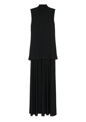 Jil Sander layered midi dress - Black