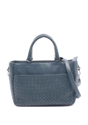 Bottega Veneta Pre-Owned 2000s Intrecciato two-way tote bag - Blue