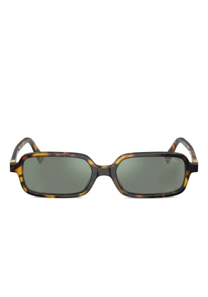 Miu Miu Eyewear rectangle-frame sunglasses - Brown