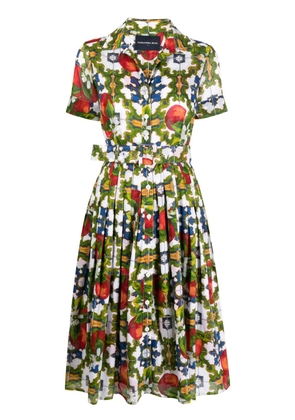 Samantha Sung Audrey Sicilian Ceramic-print dress - Multicolour