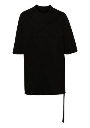 Rick Owens DRKSHDW panelled cotton T-shirt - Black