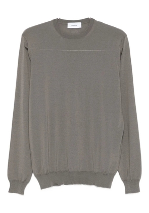 Lardini crew-neck sweater - Grey